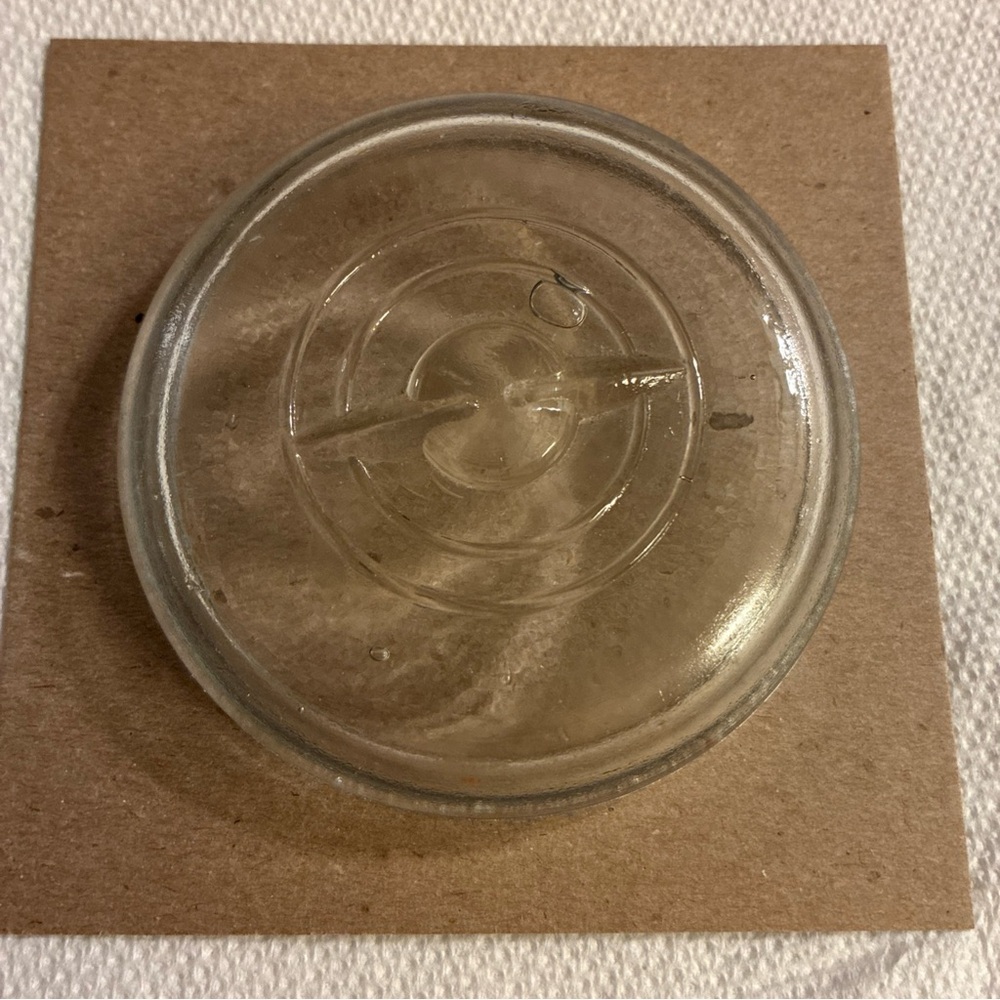 VTG Ball Ideal Mason Canning Jar clear Glass Lid bail wire Food Storage